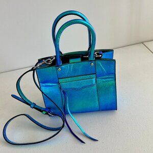 Rebecca Minkoff Iridescent Mermaid Leather Mini MAB Crossbody Tote